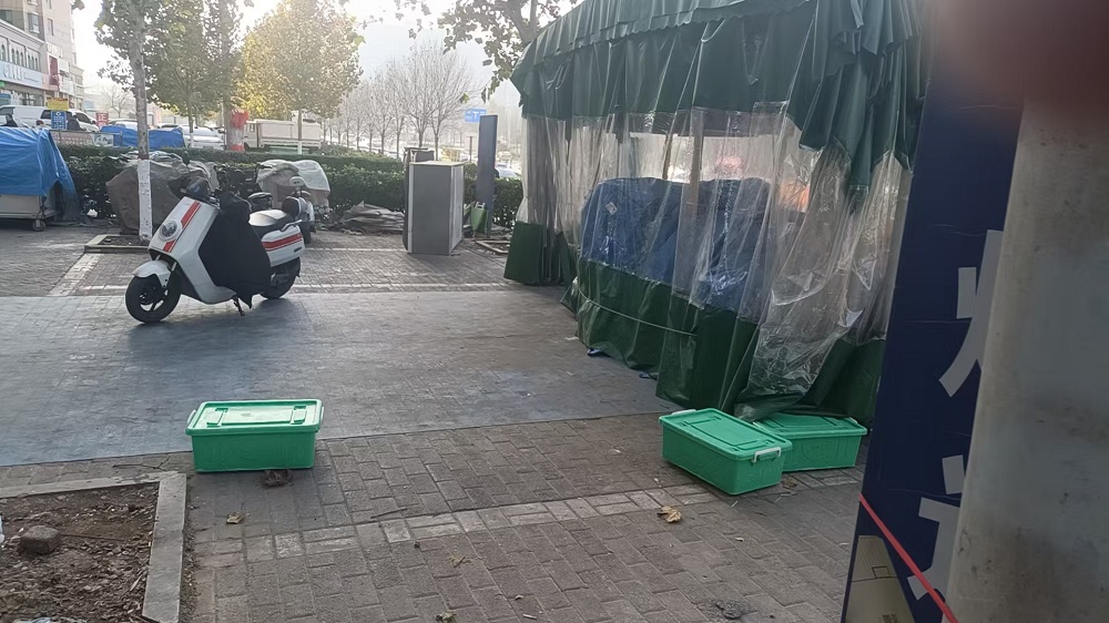 违法大棚细节特写